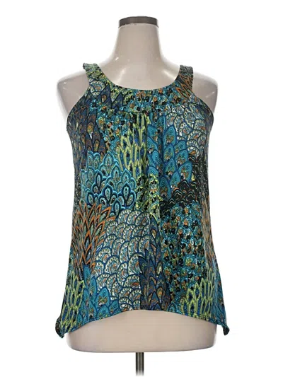 Pre-owned Star Vixen Sleeveless Blouse In Blue