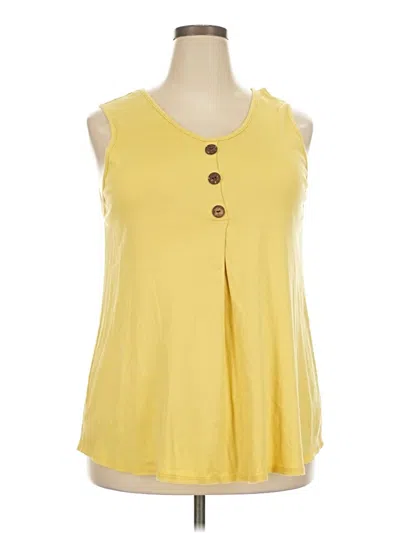Pre-owned Star Vixen Sleeveless T-shirt In Yellow