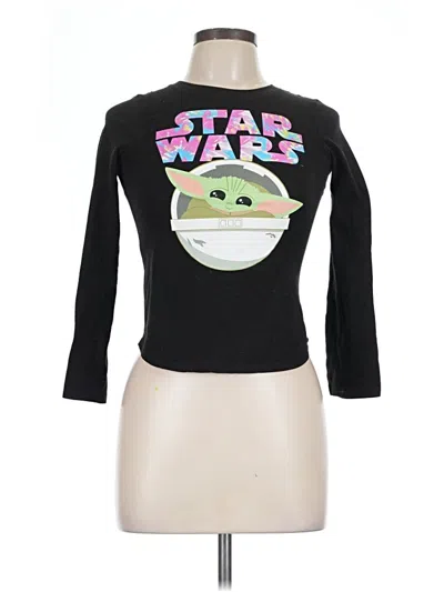 Pre-owned Star Wars 3/4 Sleeve T-shirt In Black