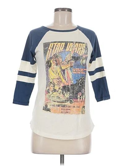 Pre-owned Star Wars 3/4 Sleeve T-shirt In Blue