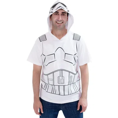 Star Wars Adult Men Or Women Cosplay Hooded Tee In White