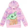 Star Wars Baby Yoda The Mandalorian Pullover Hoodie In Pink