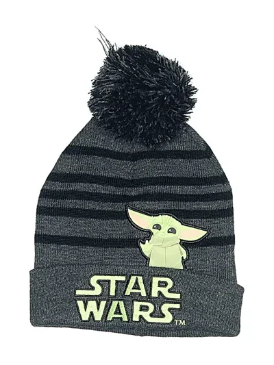 Pre-owned Star Wars Kids' Beanie Hat In Gray