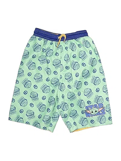 Pre-owned Star Wars Kids' Board Shorts In Green