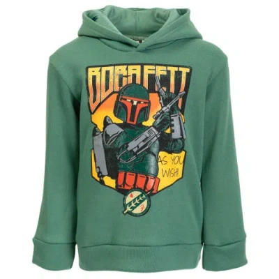Star Wars Kids'  Boba Fett Fleece Hoodie In Green