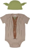 Star Wars Babies'  Bodysuit & Hat Set In Brown