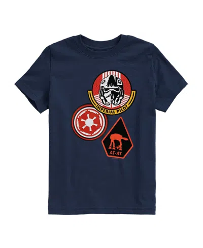 Star Wars Kids' Boys' 8-20 Short-sleeve Graphic T-shirt In Blue