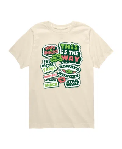 Star Wars Kids' Boys' 8-20 Short-sleeve Graphic T-shirt In Neutral