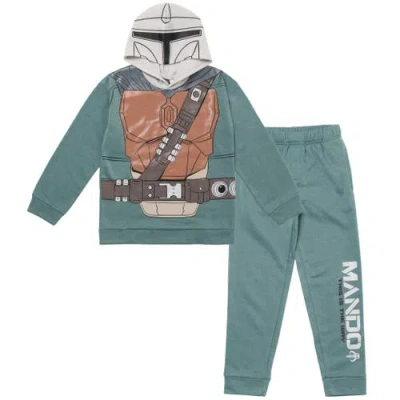 Star Wars Kids'  Cosplay Fleece Hoodie And Joggers Set In Blue