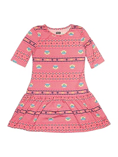 Pre-owned Star Wars Kids' Dress In Pink