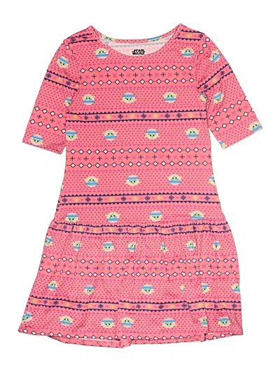 Pre-owned Star Wars Kids' Dress In Pink