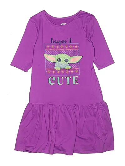 Pre-owned Star Wars Kids' Dress In Purple