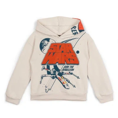 Star Wars Kids'  Fleece Pullover Hoodie In White