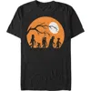 Star Wars Halloween Characters Trick Or Treat  Graphic T-shirt In Black