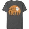 Star Wars Halloween Characters Trick Or Treat  Graphic T-shirt In Gray