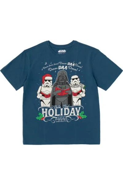 Star Wars Holiday T-shirt In Blue