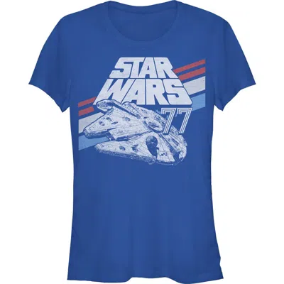 Star Wars Junior's Monochrome 77 Logo Short Sleeve Graphic T-shirt In Multi