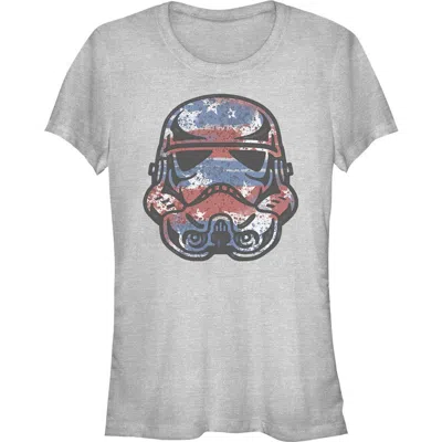 Star Wars Junior's Patriotic Stormtrooper Short Sleeve Graphic T-shirt In Animal Print