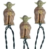 Star Wars Kurt Adler  Yoda Light Set In Pink