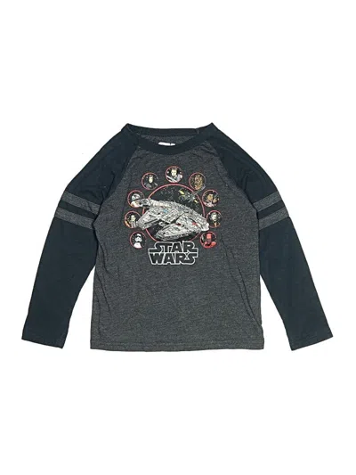 Pre-owned Star Wars Kids' Long Sleeve Top Gray Tops