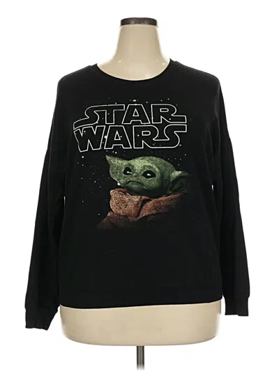 Pre-owned Star Wars Long Sleeve T-shirt In Black