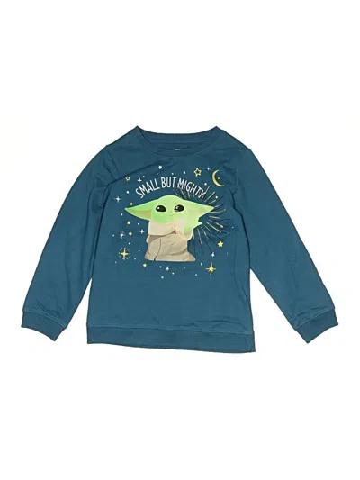 Pre-owned Star Wars Kids' Long Sleeve T-shirt In Blue