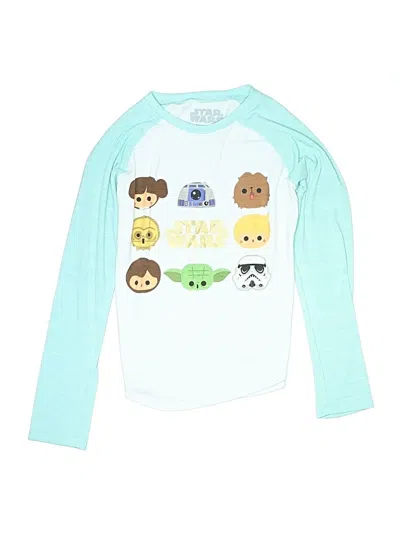 Pre-owned Star Wars Kids' Long Sleeve T-shirt In Blue