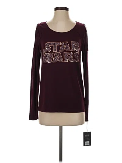 Star Wars Long Sleeve T-shirt In Burgundy