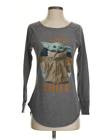 Pre-owned Star Wars Long Sleeve T-shirt In Gray