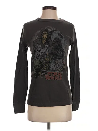 Pre-owned Star Wars Long Sleeve T-shirt In Gray