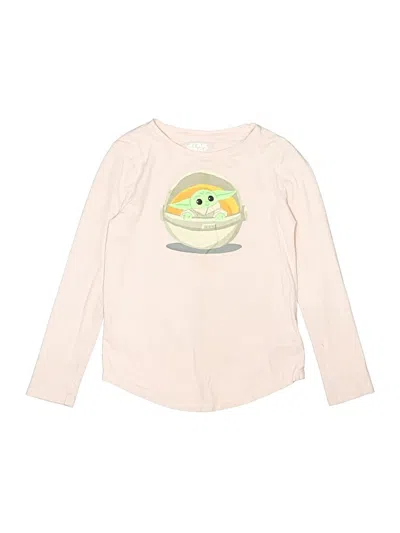 Pre-owned Star Wars Kids' Long Sleeve T-shirt In Ivory