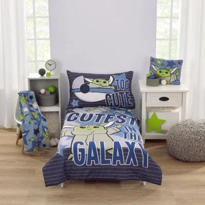 Star Wars Nojo  The Child Cutest In The Galaxy "too Cute" Grogu, Stars, Hover Pod, And Sorgan Frog 4  In Gray