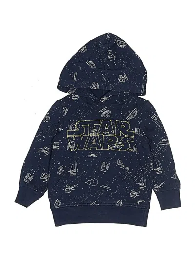 Pre-owned Star Wars Kids' Pullover Hoodie In Blue