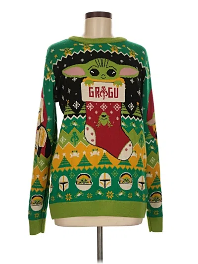 Pre-owned Star Wars Pullover Sweater In Green