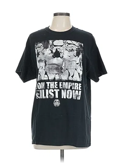 Pre-owned Star Wars Short Sleeve T-shirt In Black