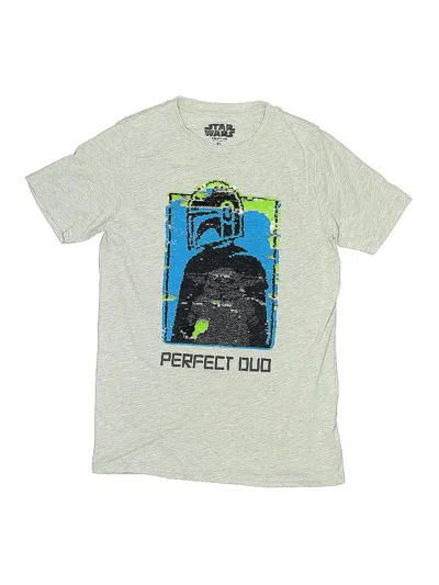 Pre-owned Star Wars Kids' Short Sleeve T-shirt In Gray