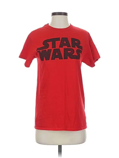 Pre-owned Star Wars Short Sleeve T-shirt In Red
