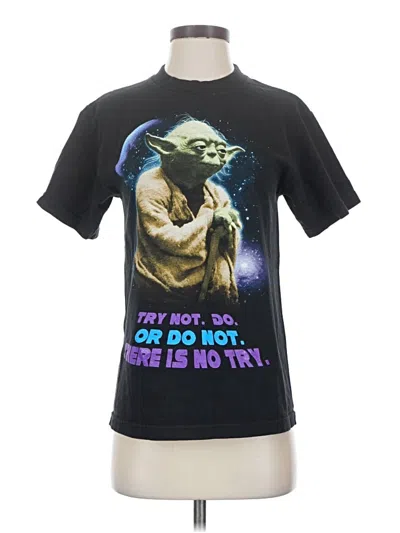 Pre-owned Star Wars Short Sleeve T-shirt In Black