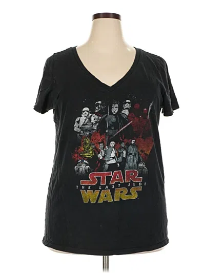Pre-owned Star Wars Short Sleeve T-shirt In Black