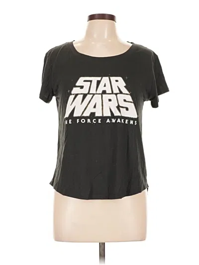 Pre-owned Star Wars Short Sleeve T-shirt In Black
