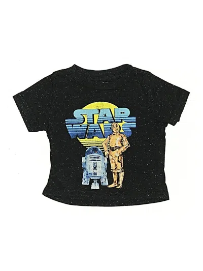 Pre-owned Star Wars Kids' Short Sleeve T-shirt In Black