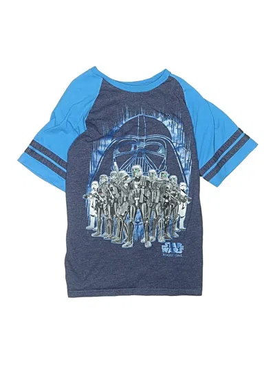 Pre-owned Star Wars Kids' Short Sleeve T-shirt In Blue