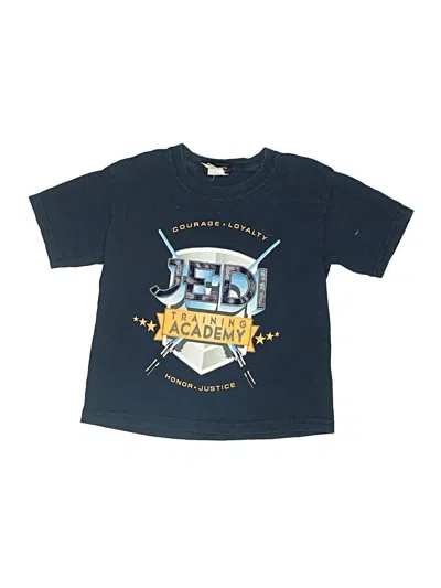 Pre-owned Star Wars Kids' Short Sleeve T-shirt In Blue