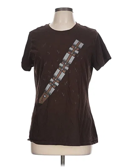 Pre-owned Star Wars Short Sleeve T-shirt In Brown