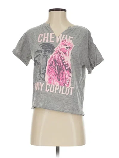 Pre-owned Star Wars Short Sleeve T-shirt In Gray