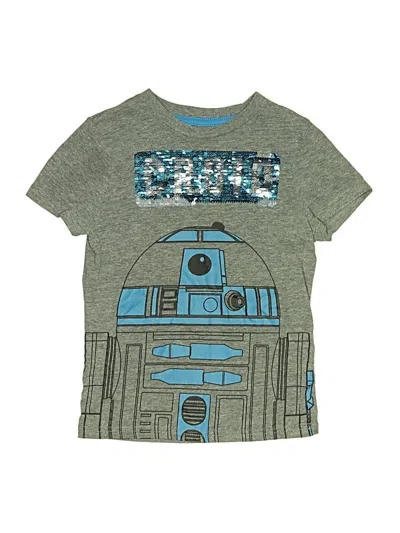Pre-owned Star Wars Kids' Short Sleeve T-shirt In Gray