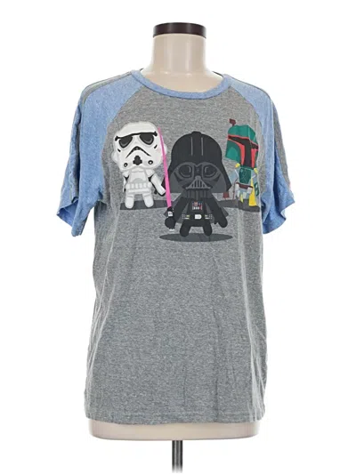 Pre-owned Star Wars Short Sleeve T-shirt In Gray