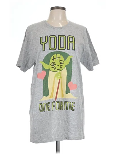 Pre-owned Star Wars Short Sleeve T-shirt In Gray