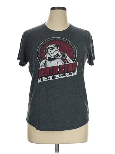 Pre-owned Star Wars Short Sleeve T-shirt In Gray