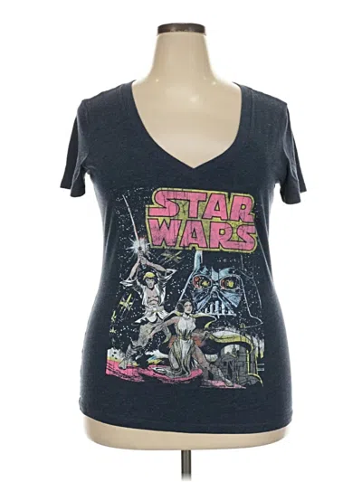 Pre-owned Star Wars Short Sleeve T-shirt In Gray
